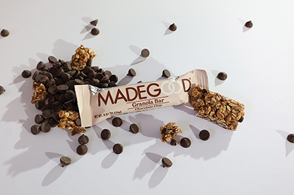 Photograph of a granola bar.